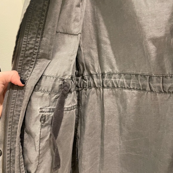 Nordstrom gray military jacket - Picture 2 of 3